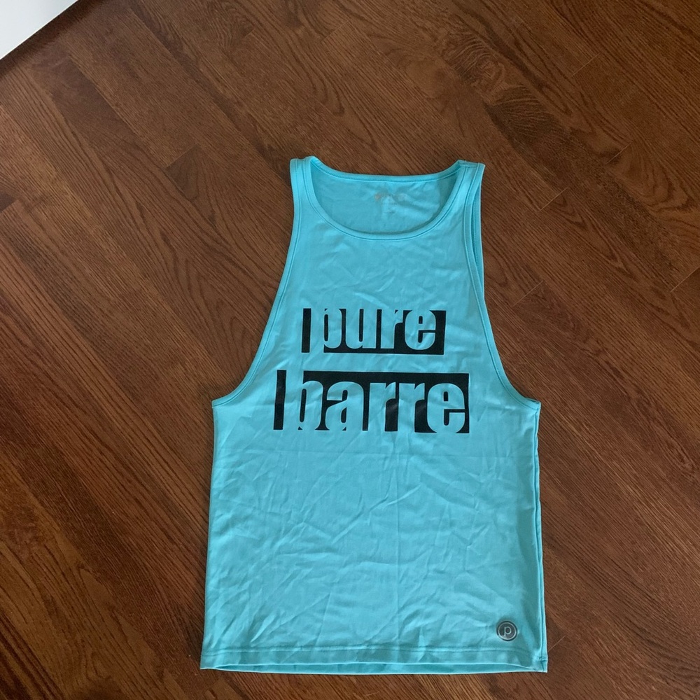 Pure Barre Teal Muscle Tank Top by Splits59 - Picture 2 of 5